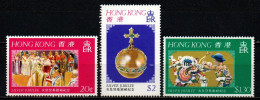 HONG KONG - 1977 - 25° ANNIVERSARIO DEL REGNO DI ELISABETTA II - MNH - Ongebruikt