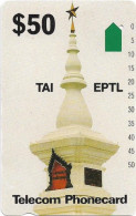 Cambodia - Telstra - Anritsu - Monument, 1992, 50$, 15.000ex, Used - Camboya