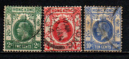 HONG KONG - 1912 - EFFIGIE DEL RE GIORGIO V - USATI - Usados