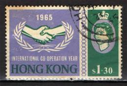 HONG KONG - 1965 - CENTENARIO DELL'ITU - USATO - Gebruikt