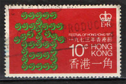 HONG KONG - 1973 - Chinese Character “Hong” - USATO - Oblitérés