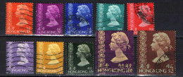 HONG KONG - 1973 - EFFIGIE DELLA REGINA ELISABETTA - NUOVO TIPO - USATI - Used Stamps