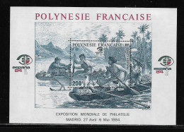 POLYNESIE FRANCAISE  ( OCPOL  -1084 )  1984   N° YVERT ET TELLIER  N° 9    N** - Blocs-feuillets