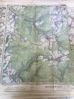 Ancienne Carte D'état Major Belgique DOCHAMPS Samree Aisne Freyneuxe - Cartes Topographiques