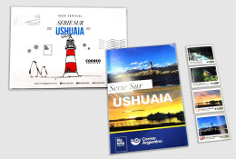 Argentina 2023 Ushuaia Landscapes Complete Set In Presentation Pack With Philatelic Reference MNH HCV ! - Ungebraucht