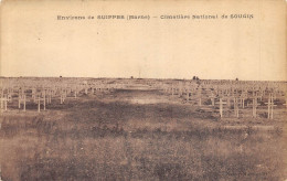 CPA 51 ENVIRONS DE SUIPPES CIMETIERE NATIONAL DE SOUAIN - Sonstige & Ohne Zuordnung