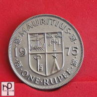 MAURITIUS 1 RUPEE 1975 -    KM# 35,1 - (Nº55356) - Maurice