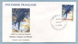 1990 JUIN 05 Enveloppe1er Jour  OISEAUX UNIQUES AU MONDE 20 FRANCS - Briefe U. Dokumente