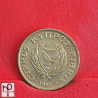 CYPRUS 2 CENTS 1985 -    KM# 54,2 - (Nº55372) - Chypre