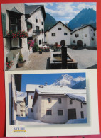 Lot De 2 CP - Suisse - Grisons - Scuol Engiadina - Jolis Timbres - Scuol