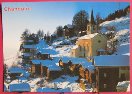 Visuel Pas Très Courant - Suisse - Valais - Chandolin - Le Village à 2000 Mètres - Très Bon état - Chandolin