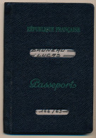 FRANCE / MAROC - Passeport émis à Marrakech (Consulat) 1972 - Fiscal Affaires Etrangères - Visa Casablanca - Non Classés