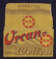 "ORCAN" Razor Blade Old Vintage WRAPPER (see Sales Conditions) - Lamette Da Barba