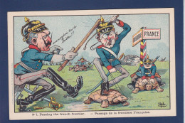 CPA Tortue Turtle Muller  Belgique Satirique Kaiser Caricature Guillaume II Allemagne Germany Non Circulé - Turtles