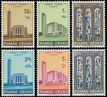 225/230** - Au Profit De La Cathédrale / Ten Behoeve Van De Kathedraal Van -  D'Usumbura - RUANDA URUNDI - Neufs