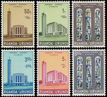 225/230** - Au Profit De La Cathédrale / Ten Behoeve Van De Kathedraal Van -  D'Usumbura - RUANDA URUNDI - Unused Stamps