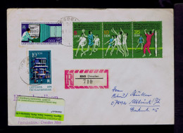 Gc7776 DDR Leipzer Fair 1974 "8th World Championship In Men's Indoor Handball In 1974 In DDR" Sports Mailed Albbruck - Handbal