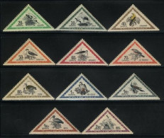 Hungary MNH Scott C96-106  Triangle Birds Value $ 12.15 - Unused Stamps