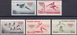 RUANDA URUNDI 1960 - OLIMPIADI, PRO INFANZIA - SERIE COMPLETA NUOVA MNH** - Ongebruikt