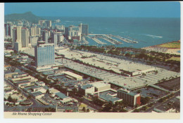 Aerial View Ala Moana Shopping Center Honolulu,Hawaii Chrome Postcard - Honolulu