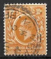 K.U.T..." EAST AFRICA  AND UGANDA .."...KING GEORGE V...(1910-36.).....10H53c.......SG47a.....CDS....VFU. - East Africa & Uganda Protectorates