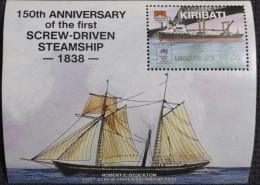 BD)1988. KIRIBATI, 150TH ANNIVERSARY OF THE FIRST SCREWED STEAM SHIP, MNH - Kiribati