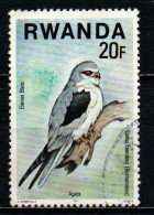 RWANDA - 1977 - Swallowtailed Kite - USATO - Oblitérés