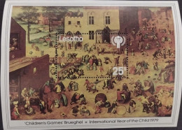 BD) 1979. LESOTHO, BRUEGHEL CHILDREN'S GAMES, INTERNATIONAL YEAR OF THE CHILD, MNH - Lesotho