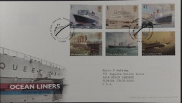 BD)2004, MAURITANIA, LINERS, SHIPS, FIRST DAY OF ISSUE, FDC - Mauritania