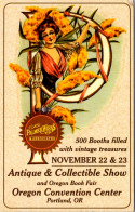 Oregon Portland Antique & Collectible Show And Oregaon Book Fair Oregon Convention Center - Portland