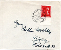 58454 - Deutsches Reich - 1938 - 12Pfg Hitlers Geburtstag EF A Bf SoStpl BERLIN - ... GEBURTSTAG -> Goerlitz - Lettres & Documents