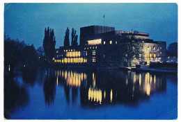 CPSM 10.5 X 15 Grande Bretagne Angleterre (189) STRATFORD-UPON-AVON Memorial Theatre By Night - Stratford Upon Avon