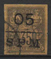 St Pierre Et Miquelon    - 1885 - Colonies Françaises Surchargés - N° 9  - Oblit - Used - Used Stamps