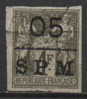 St Pierre Et Miquelon    - 1885 - Colonies Françaises Surchargés - N° 11  - Oblit - Used - Usados
