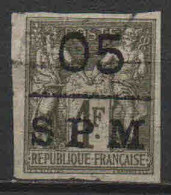 St Pierre Et Miquelon    - 1885 - Colonies Françaises Surchargés - N° 11  - Oblit - Used - Usati