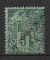 St Pierre Et Miquelon    - 1886 - Colonies Françaises Surchargés - N° 21 - Oblit - Used - Usados