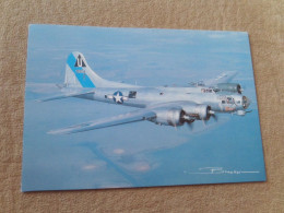 BELLE CARTE PHOTO GUY BROCHOT ..."LE B-17 FLYING FORTRESS" (re) - 1939-1945: 2ème Guerre