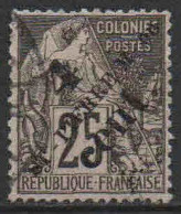 St Pierre Et Miquelon    - 1891 - Colonies Françaises Surchargés - N° 42  - Oblit - Used - Oblitérés