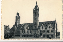 Delcampe - DENDERMONDE    STADHUIS EN GERECHTSHOF         2 SCANS - Dendermonde