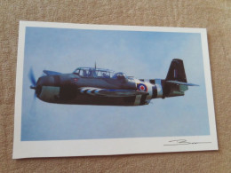 BELLE CARTE PHOTO GUY BROCHOT ..."GRUMMAN TBF AVENGER" (re) - 1939-1945: 2ème Guerre