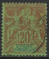 St Pierre Et Miquelon    - 1892 - Type Sage - N° 65  - Oblit - Used - Gebraucht