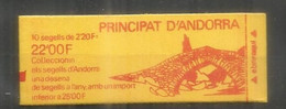 ANDORRA FRANCESA CARNET BOOKLET PUENTE BRIDGE ROMANICO - Markenheftchen