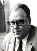 CPA Politiker Josef Ertl, Portrait, Brille, Autogramm - Personnages