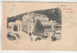 D180)  GRUSS Aus BADEN Bei WIEN - Cursalon - 10.08.1899 - Baden Bei Wien