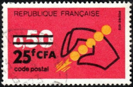 Réunion Obl. N° 411 - Code Postal - Usati