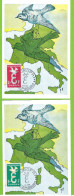 Colombe, Europa Luxembourg 1958 Cartes-maximum 548 à 550 - 1958