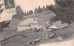 Suisse - VD - Chalet De La MATHOULAZ (Suchet) Par Rances - Chèvres - Voyagé 1907 (2 Scans) Eglise Lyon Saint-Clair - Rances