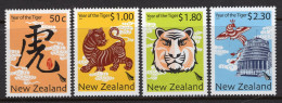 New Zealand 2010 Chines New Year - Year Of The Tiger Set MNH (SG 3187-3190) - Neufs
