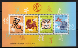 New Zealand 2010 Chines New Year - Year Of The Tiger MS MNH (SG MS3191) - Neufs