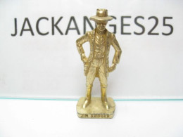 KINDER K94 N 113 METAL GOLD COWBOY 1 JIM BRIDGER 1985 /1993  SCAME  SANS OHNE WITHOUT BPZ - Figurines En Métal